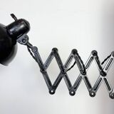 Black Industrial Bauhaus Scissor Wall Lamp from Kaiser Idell, 1930s