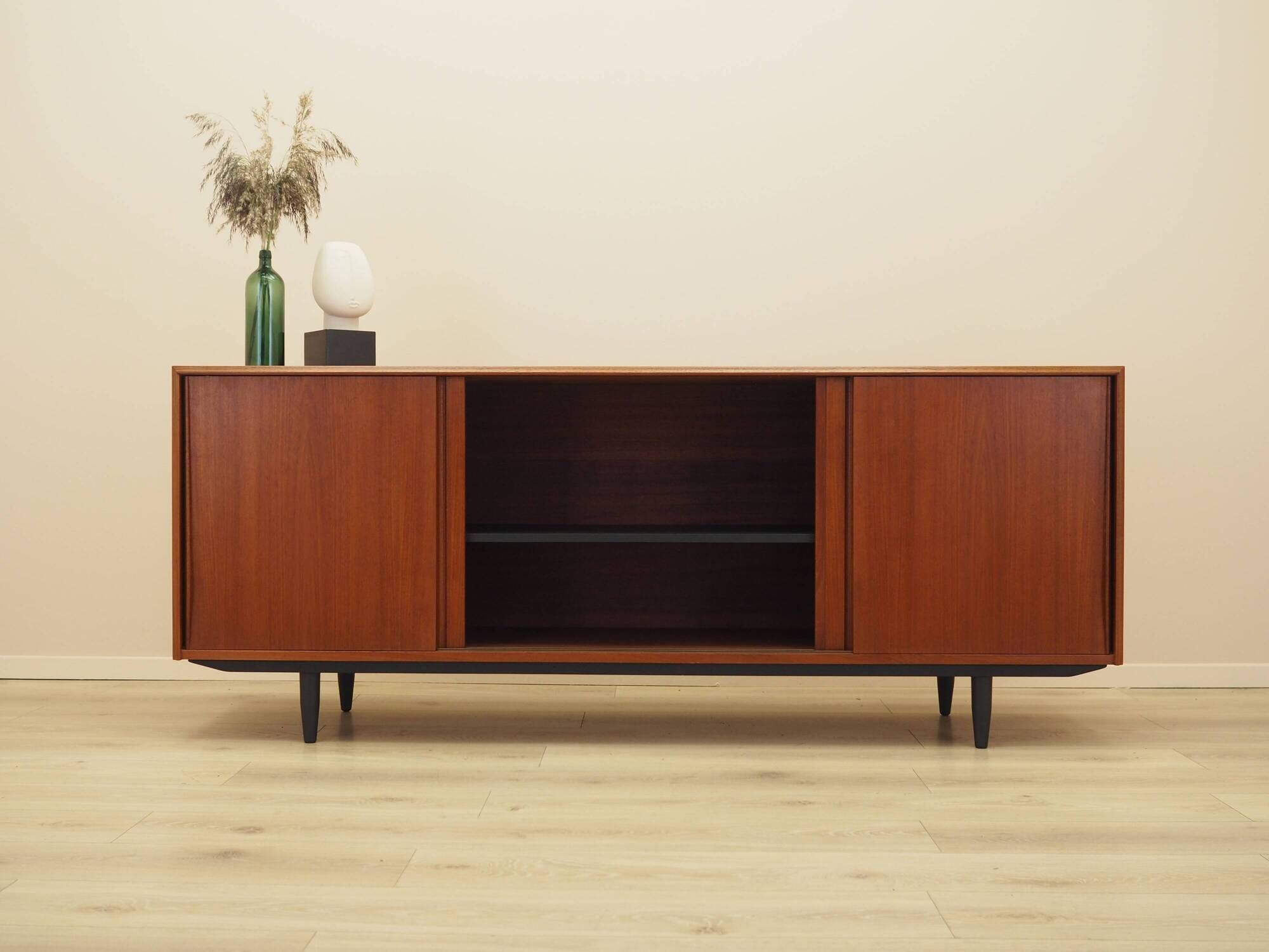 Danish teak sideboard 1960s with bar section and sliding doors