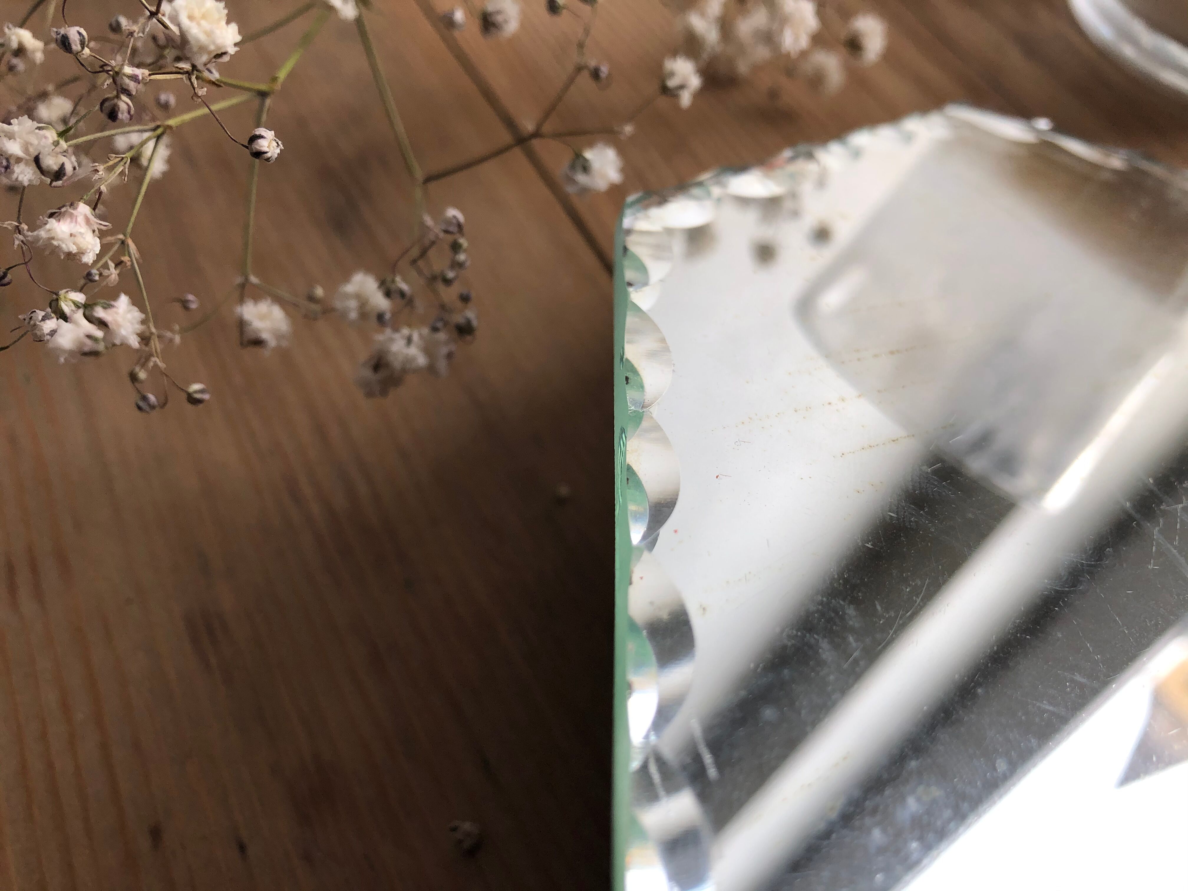 Beveled mirror 18 x 18 cm