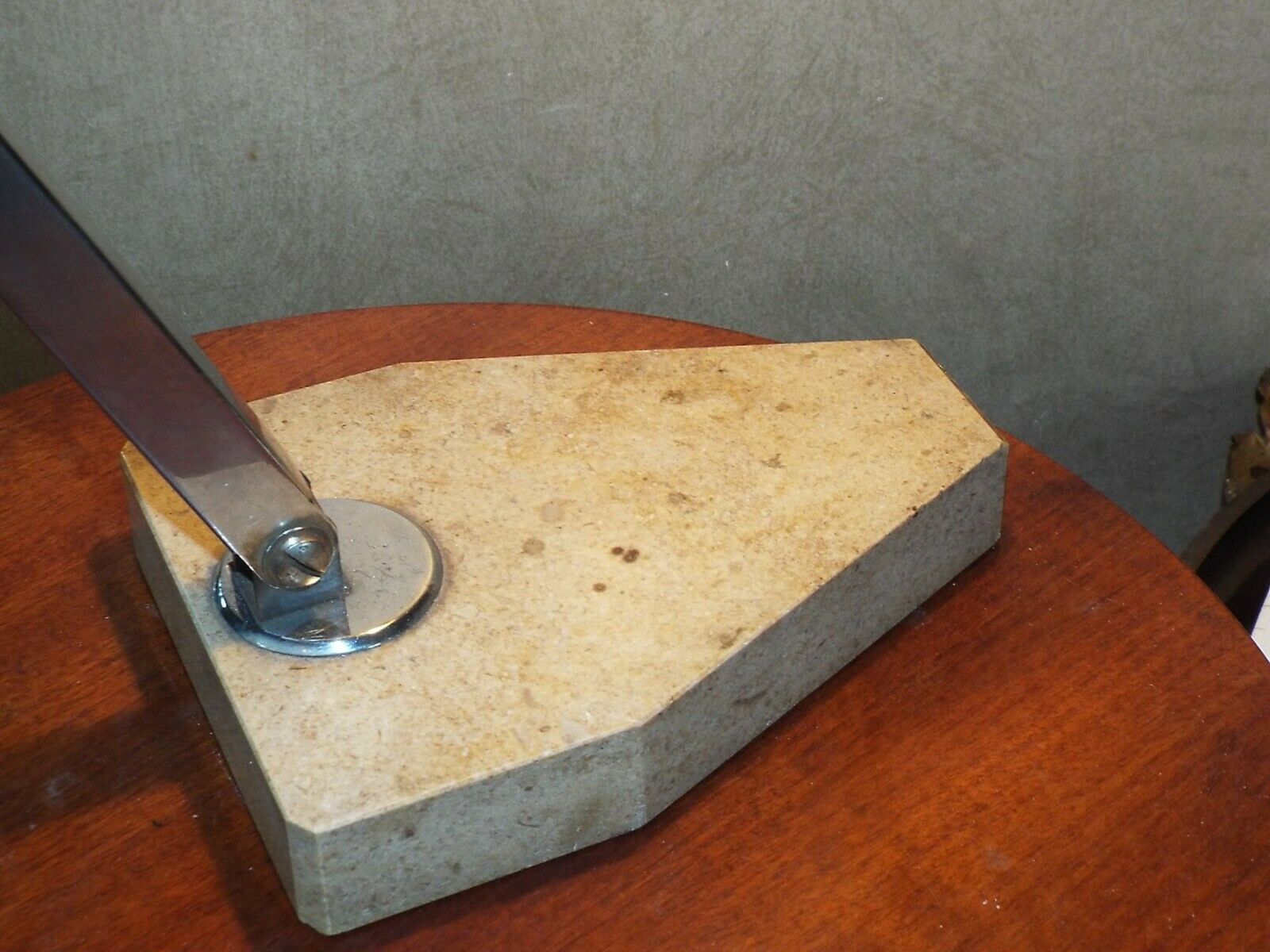 Luxury art deco desk lamp pirouette marble