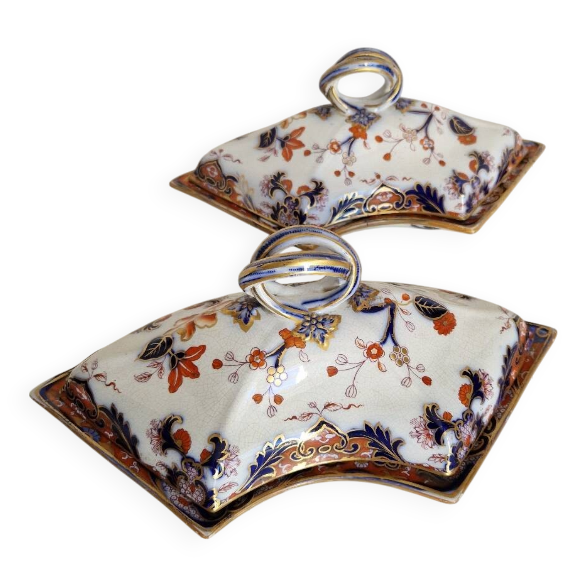 Set of 2 ceramic vegetable dishes, to be defined