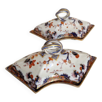 Set of 2 ceramic vegetable dishes, to be defined