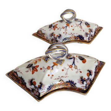 Set of 2 ceramic vegetable dishes, to be defined