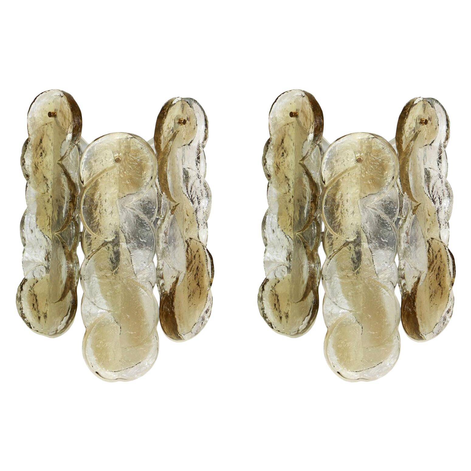 Wall sconces by Kalmar, Austria, 1960s.