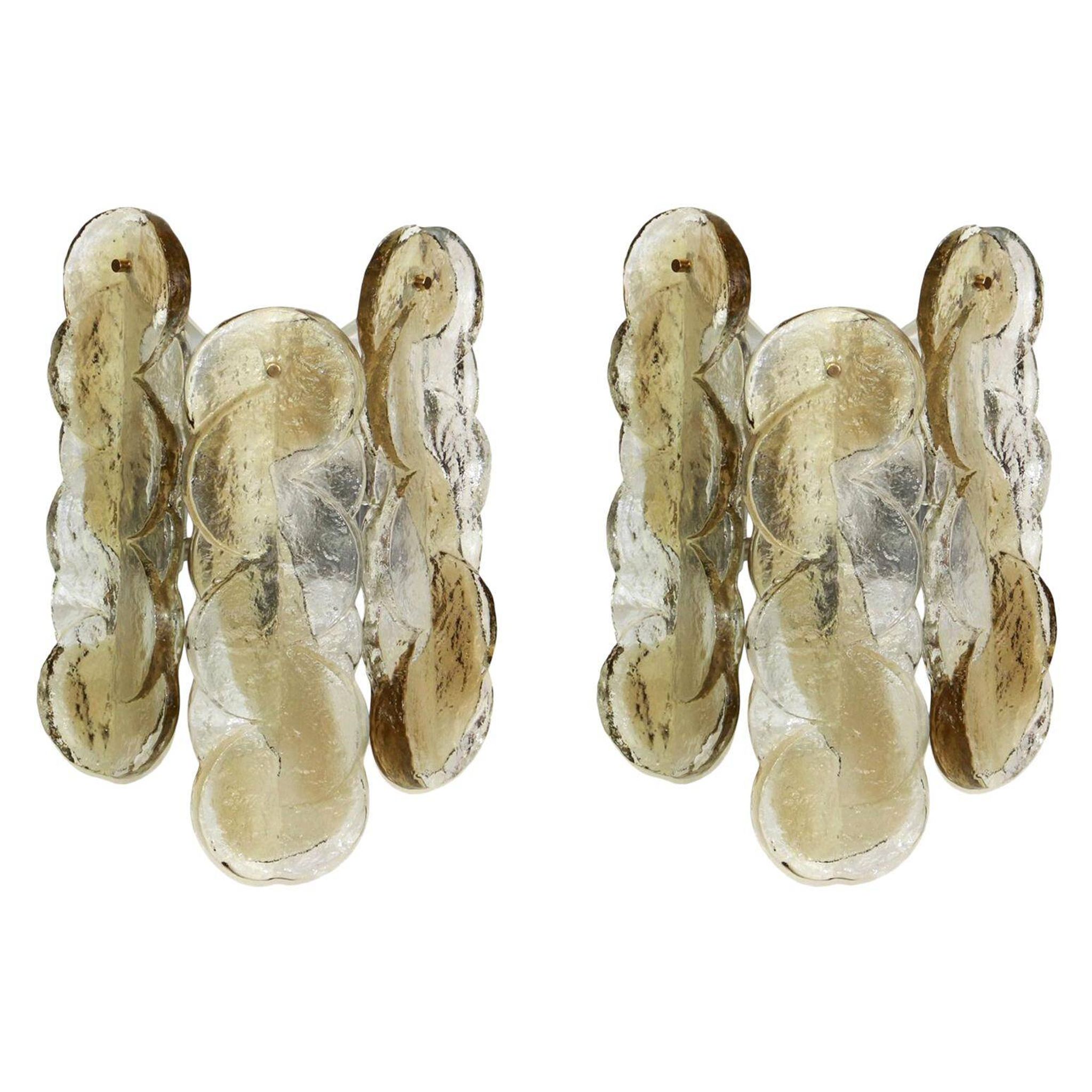 Wall sconces by Kalmar, Austria, 1960s.