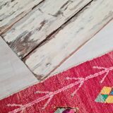 Old patinated farm table with 2 drawers