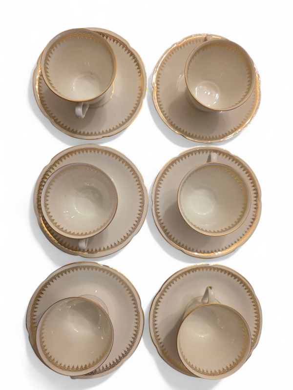 Service à café en porcelaine de Sologne – Modèle L’Archevêque 7