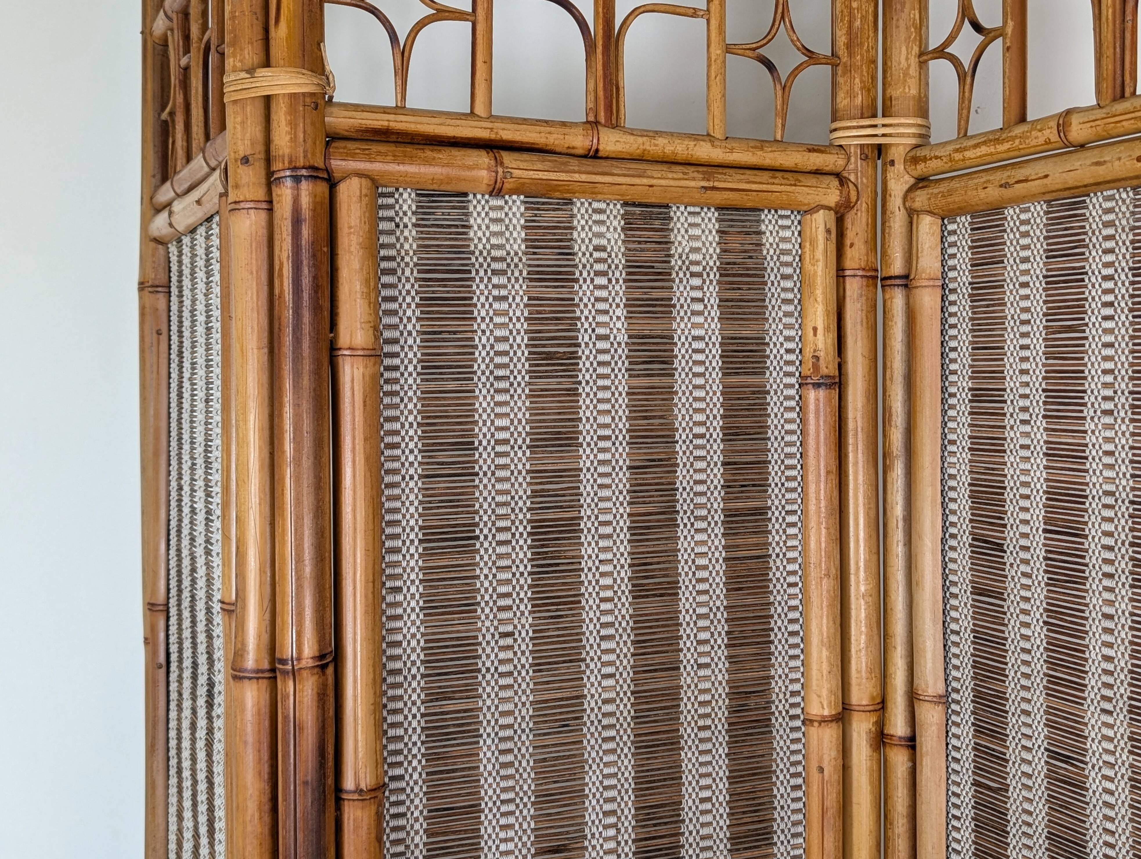 Bamboo screen