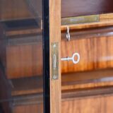 Restored Art Deco Bookcase Sideboard, Walnut, Revived Polish, Czech, 1920s