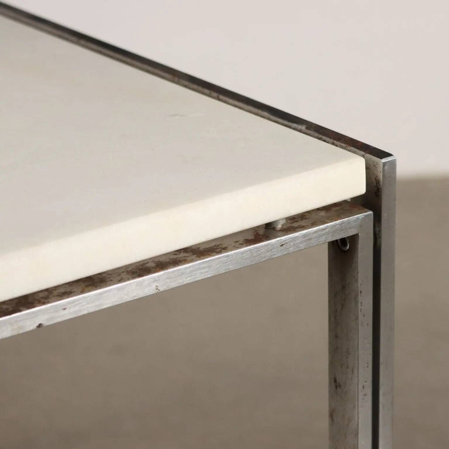 1960s vintage table by Ross Littel for ICF Steel Italy
