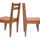 Set of 4 Guillerme and Chambron chairs
