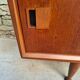 Low teak sideboard 200cm