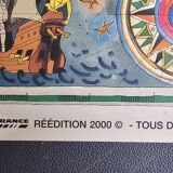 Air france poster - tai - planisphere map