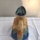 Former Art Deco Pitcher ALPHO Ceramics Enamelled Blue Beige Vintage Kitchen