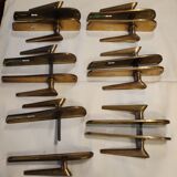Brass door handle