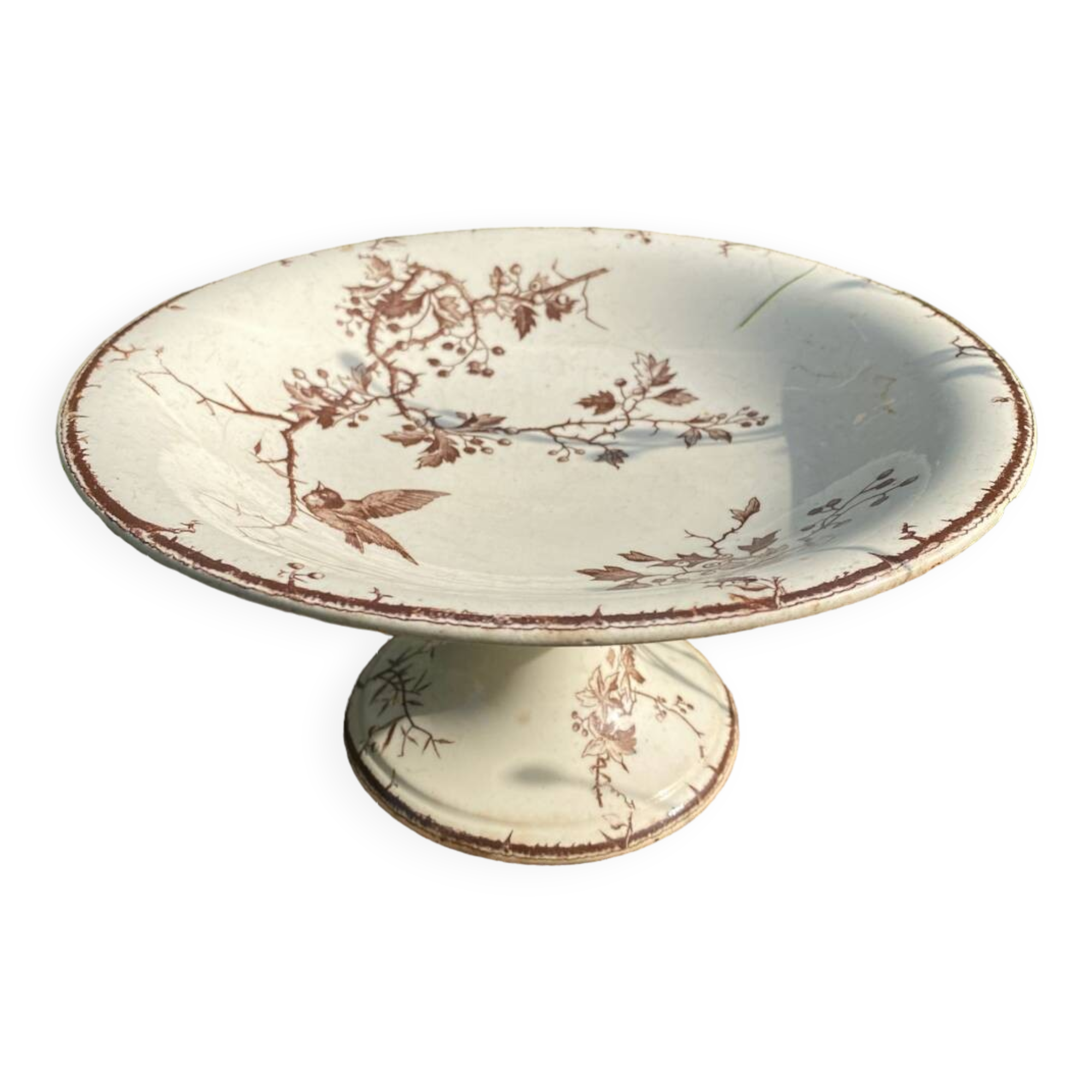 Gien iron earth compote dish