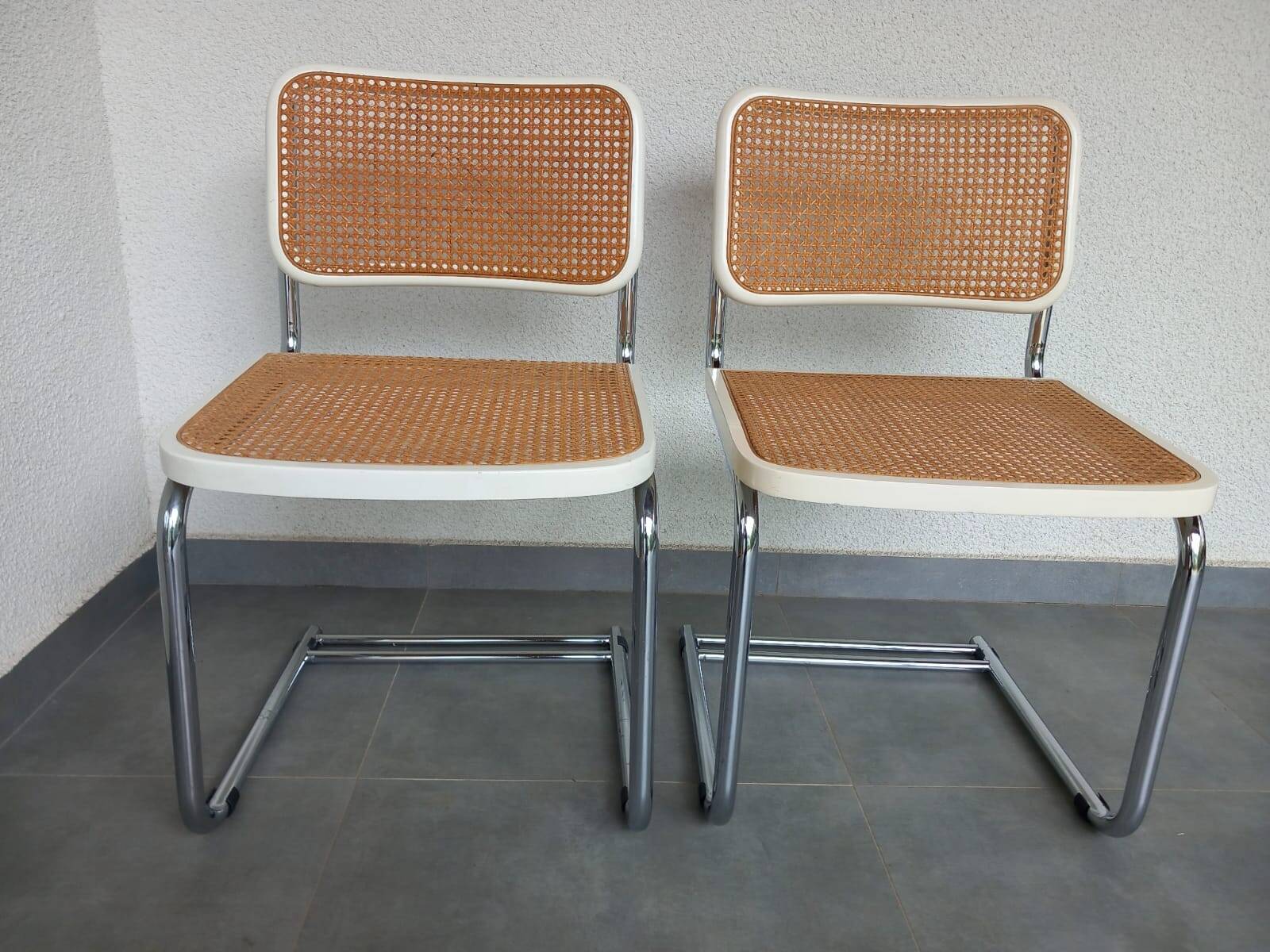A pair of Italian chairs from the 1980s