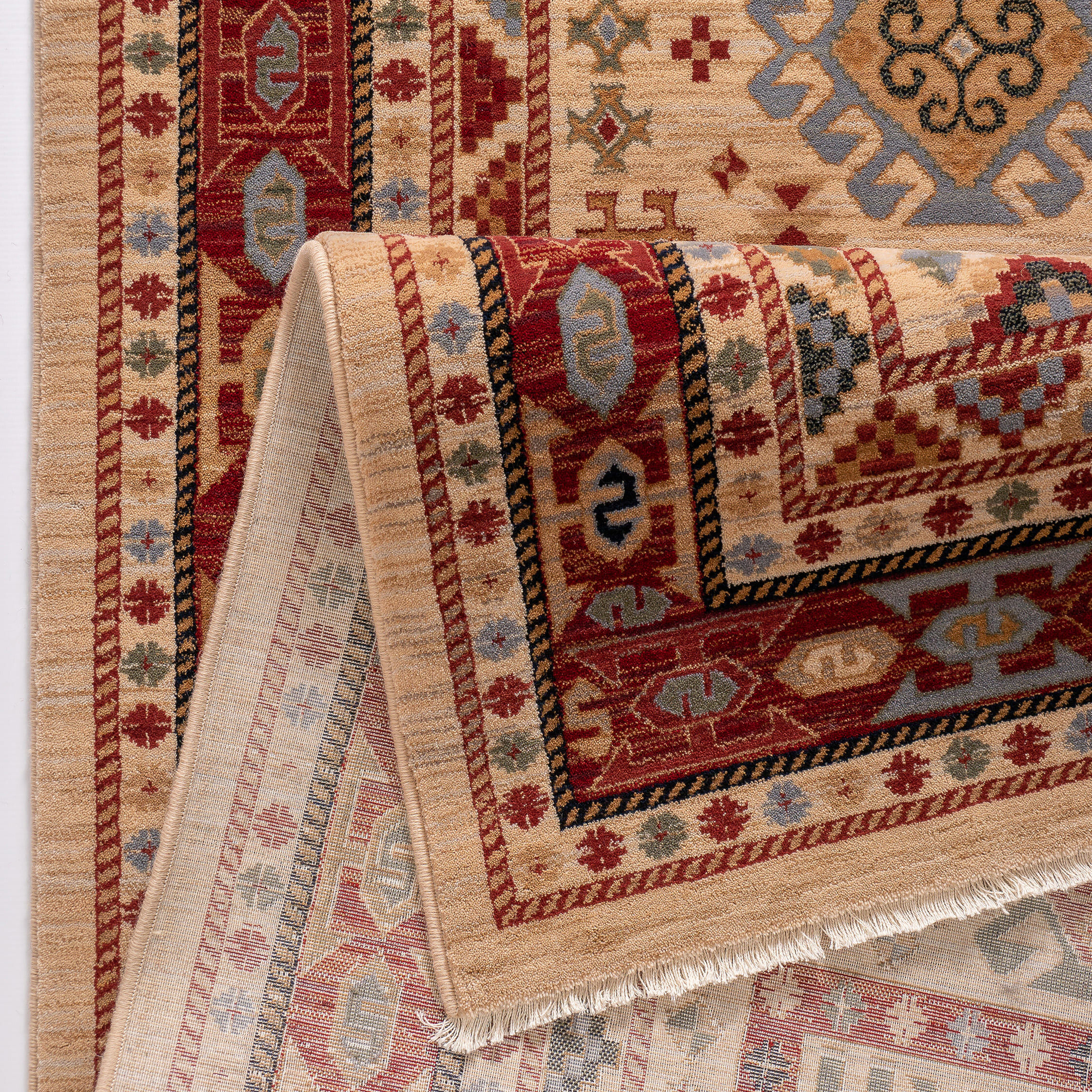 ETTI 2x3m beige ethnic carpet