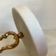 Metal and stone candlestick
