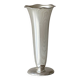 Mini metal soliflore vase, wavy corolla neck
