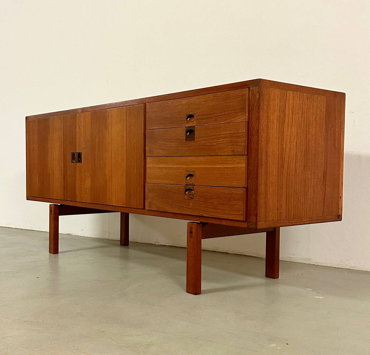 Mid-Century Teak Sideboard by Lennart Bender for Ulfert
