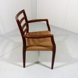 Chaise de bureau en teck modèle 68 de Niels Otto Møller pour J.L. Moller, Danemark