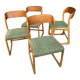 4 Baumann sleigh chairs