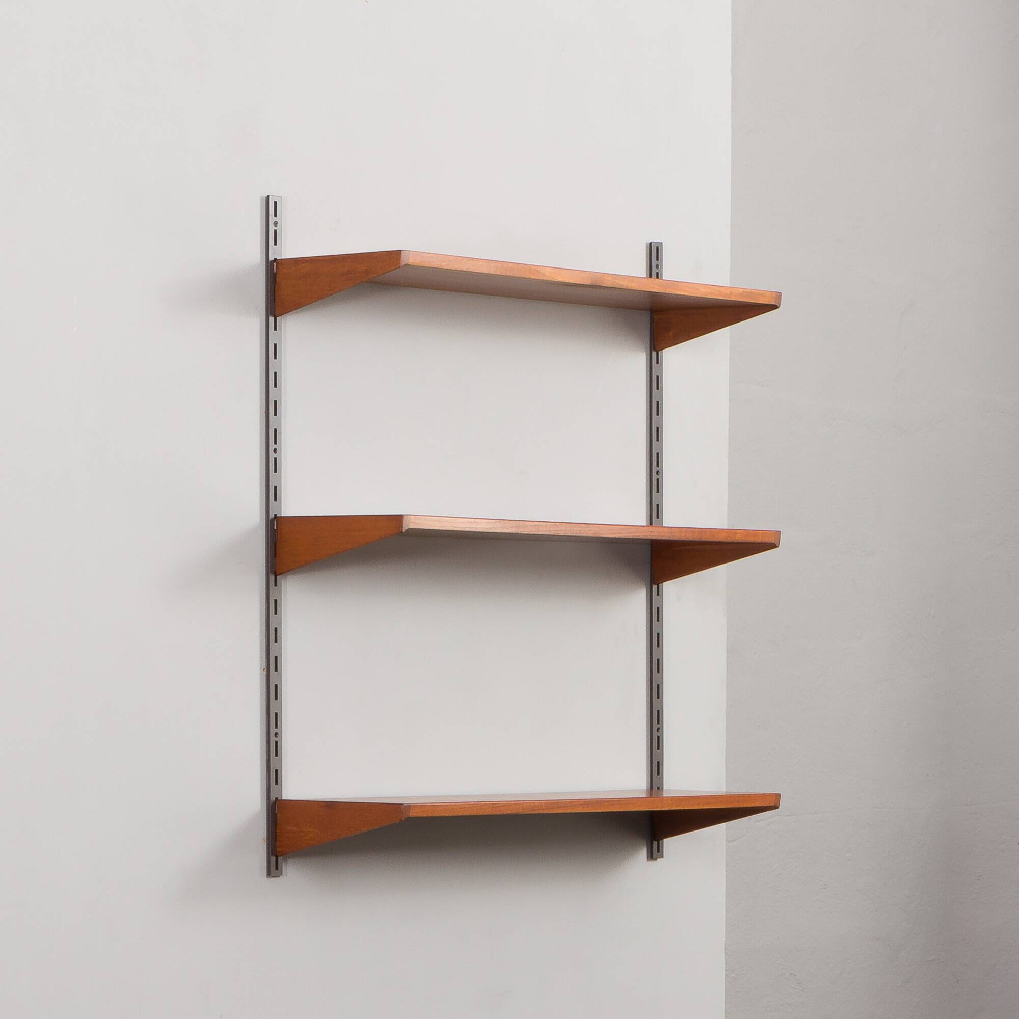 Kai Kristiansen set of 3 teak shelves for FM Mobler, Denmark 1960s
