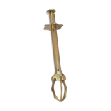 Sugar pinch "The crab" in golden brass