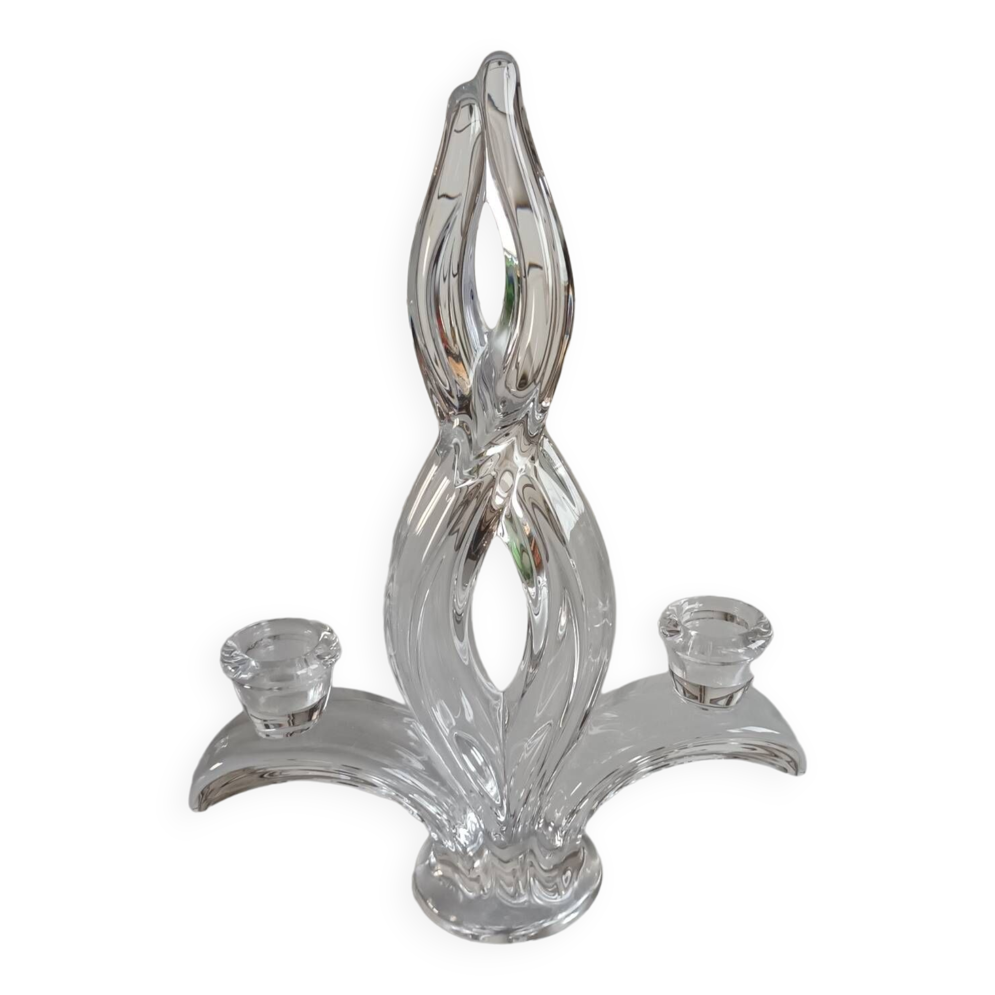 Bougeoir en cristal