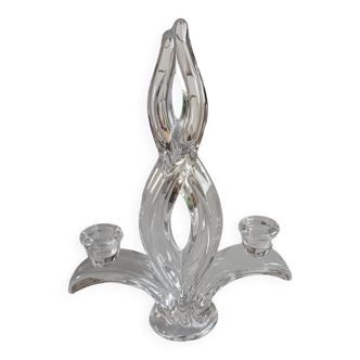 Crystal candle holder