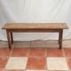 Light wood farmhouse bench around the years 1960-1970 dimension: height -44.5cm- width -103cm-