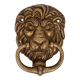 Dutch Bronze Lions Head Door Knocker