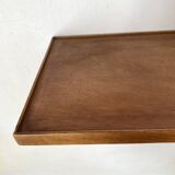 solid beech wood wall shelf