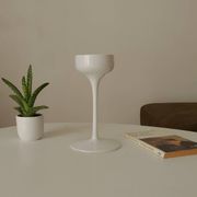 Vintage Scandinavian Ikea candlestick in Opaline.