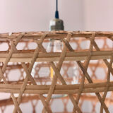 Wicker basket suspension