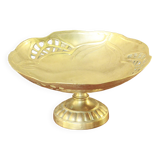 Old brass compote bowl