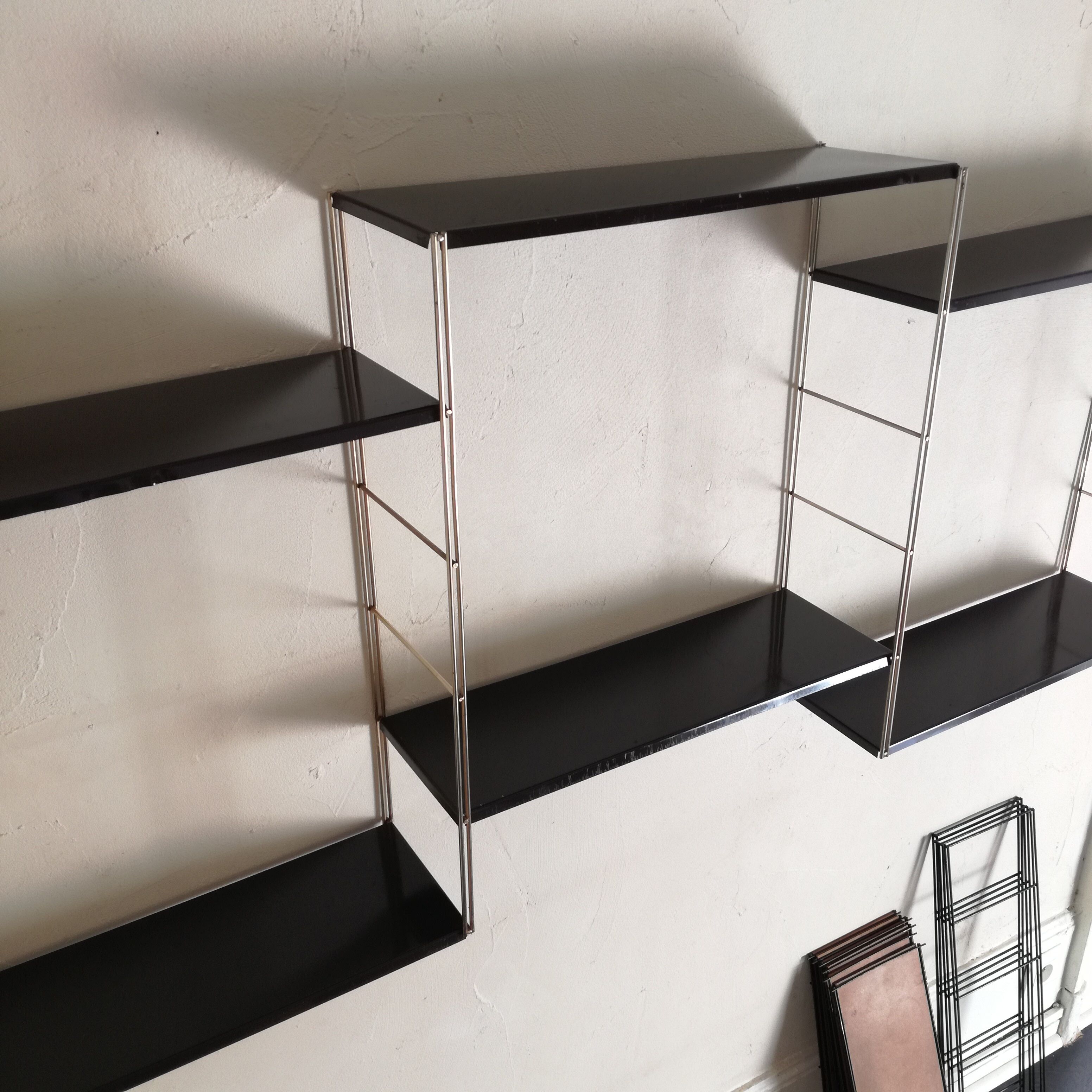 Gold and brown thong shelf