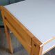 Desk A. Sornay (dlg) in solid beech & white laminate