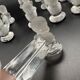 12 Baccarat crystal knife holders, Houdon model, 19th century.