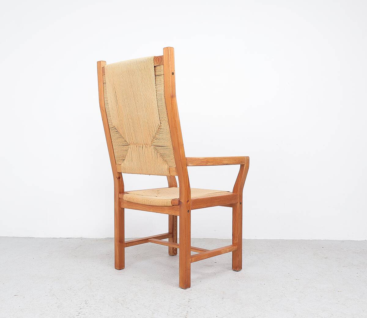 Tage Poulsen high armchair for Gramrode, 1970s