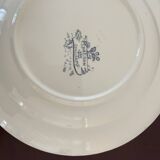 Longchamp ironstone plate, Chardon model