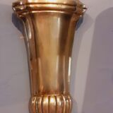 Pair of wall lamps double year 50 in bronze neo-classical style signed Petitot