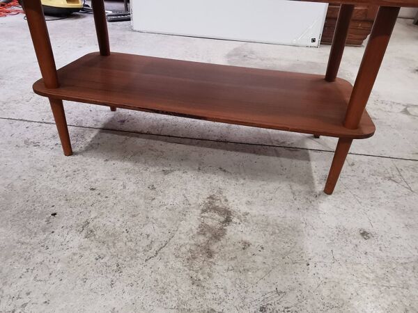 Table basse teck et carrelage Dhalia