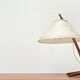Dornstab table lamp in modern teak from the mid-century by A. Pöll for Kalmar, Vienna, 1950s.