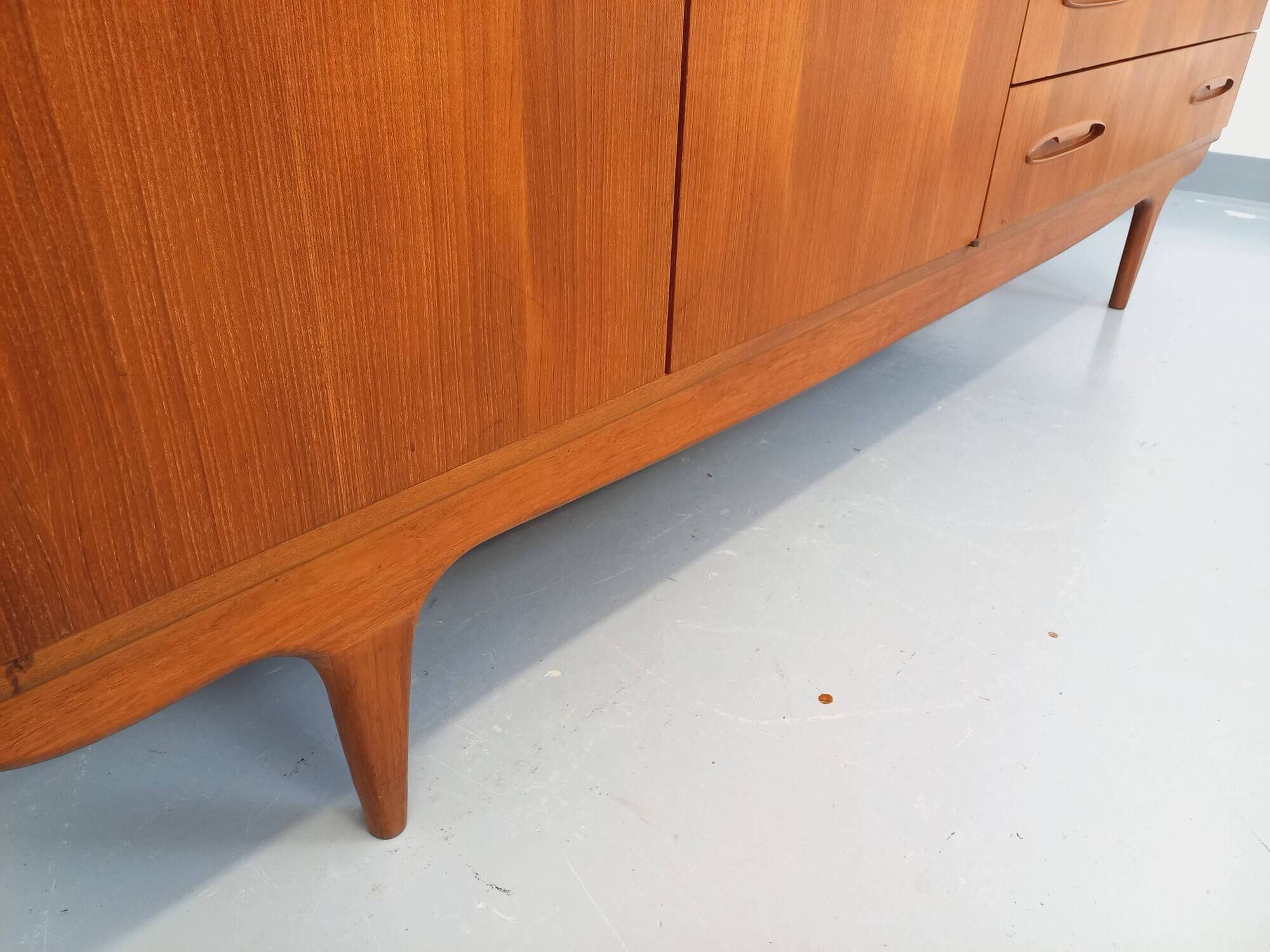Vintage Scandinavian teak wardrobe from the 1960s.