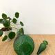 Green Empoli carafe - Diamond point glass - 1960s