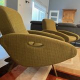 Paire de Fauteuils François Letourneur pour Maurice Mourra 1950