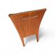 Paramount chair by Philippe Starck / black leather for Driade / 1989