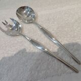 2-piece silver-plated salad serving set by Christofle Goldsmith Duo 24.6cm